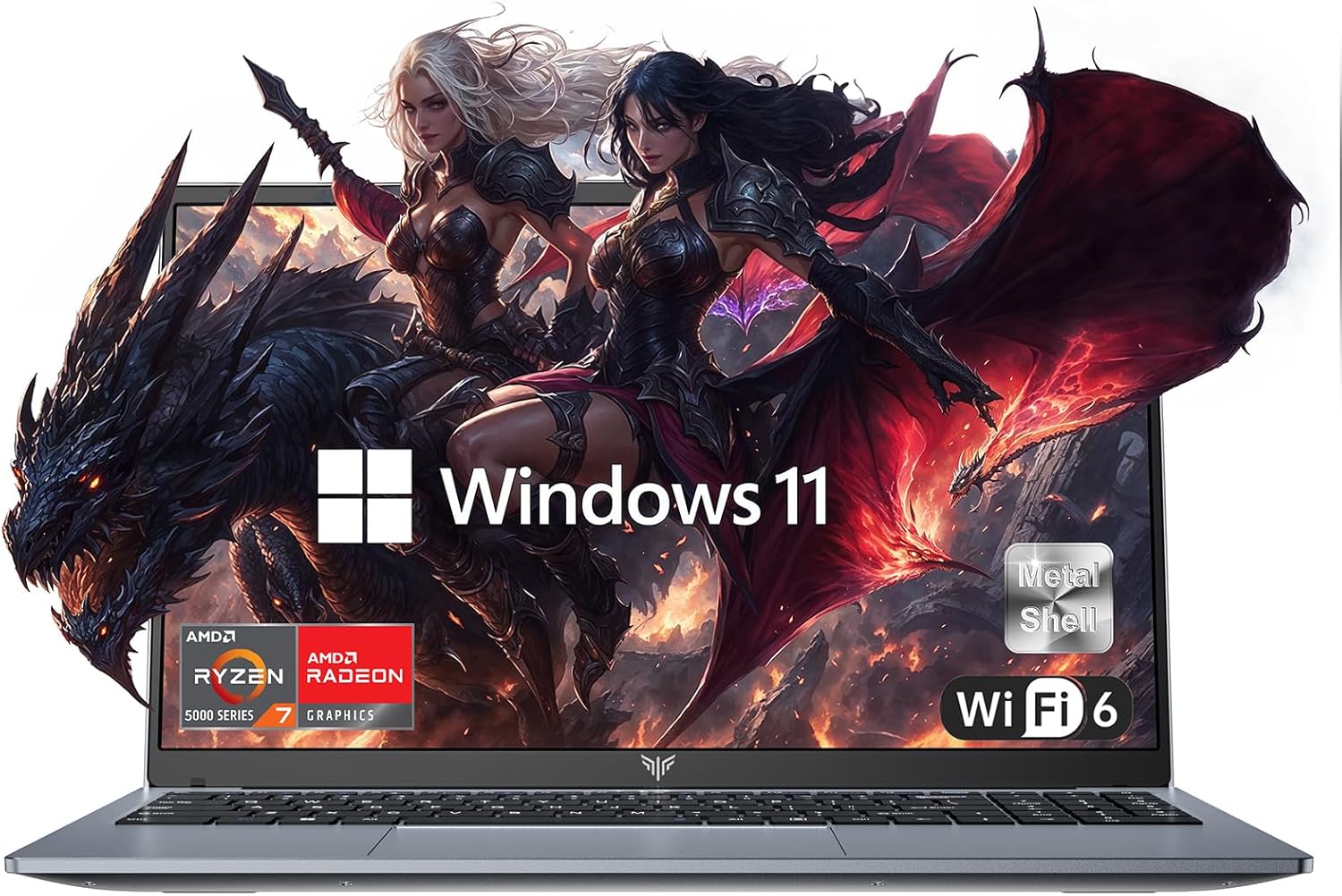 MALLRACE Laptop Computer,15.6'' FHD Display Laptop with AMD Ryzen 7 5825U Processor.